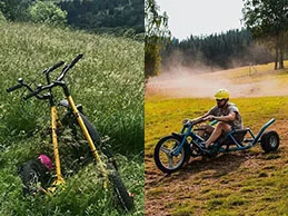 Tříkolky a koloběžky Deštné